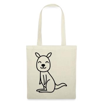 Kangaroo Comic - Stoffbeutel - Natur - Vorne