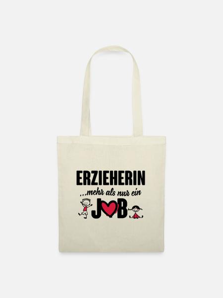 Erzieherin - mehr als nur ein Job - Stoffbeutel - Natur