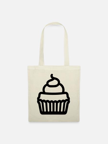 Cupcake - Stoffbeutel - Natur