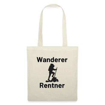 Wanderer Rentner - Stoffbeutel - Natur - Vorne