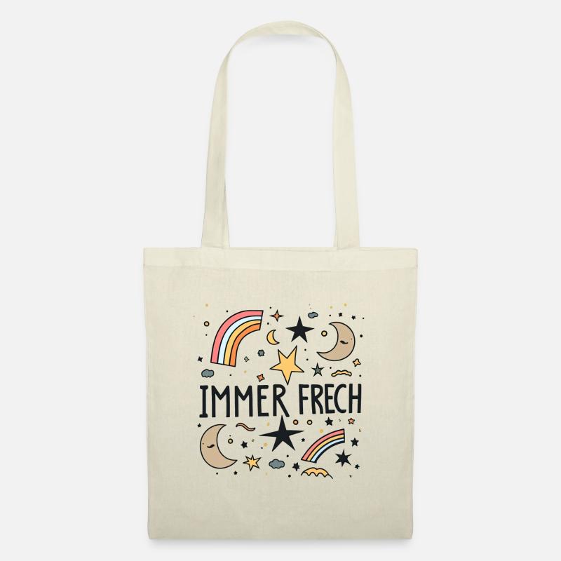 immer frech - Stoffbeutel - Natur