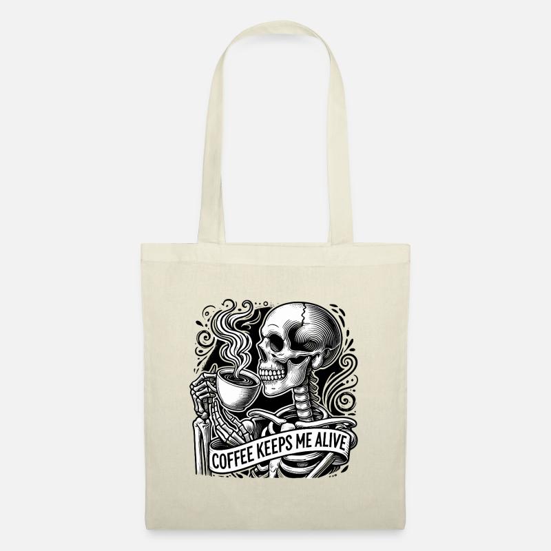 Coffee keeps me alive - Tote Bag - nature