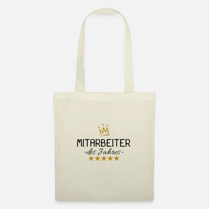 Mitarbeiter des Jahres - Stoffbeutel - Natur