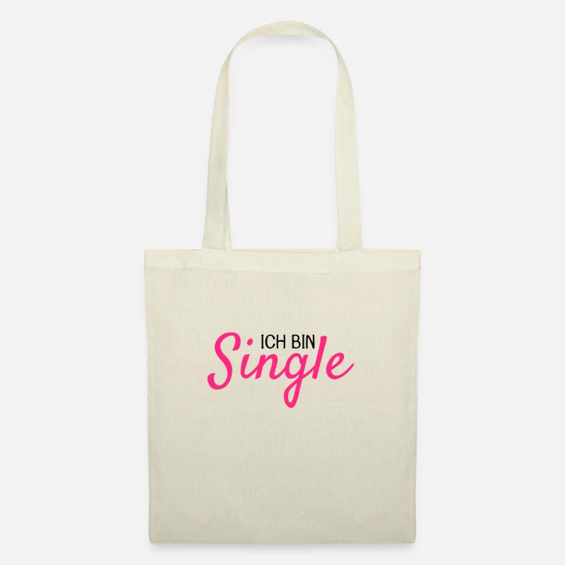 Ich bin Single - Stoffbeutel - Natur