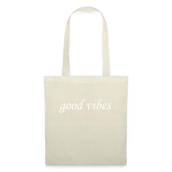 good vibes - Stoffbeutel - Natur - Vorne