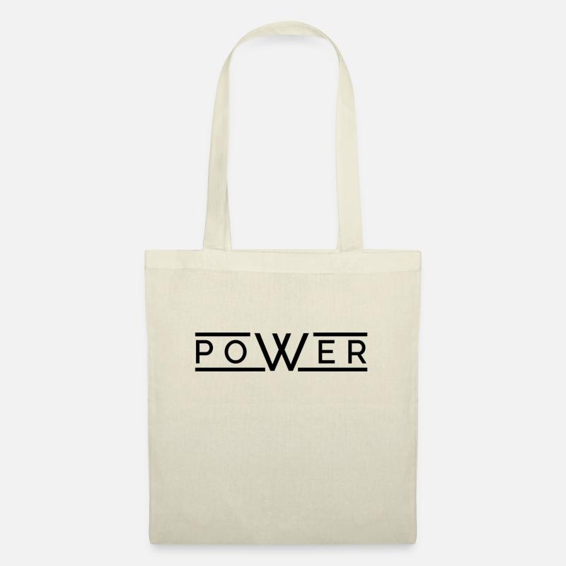 POWER - Stoffbeutel - Natur