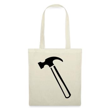 Hammer tool gift idea - Tote Bag - nature - Front
