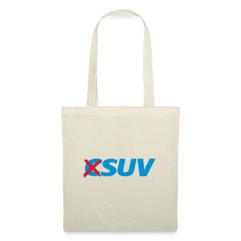 CSUV WENIGER AUTOS - Stoffbeutel - Natur - Vorne