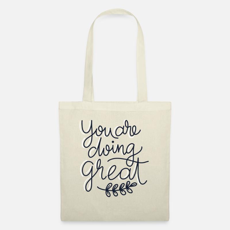 You are doing great ! - Stoffbeutel - Natur