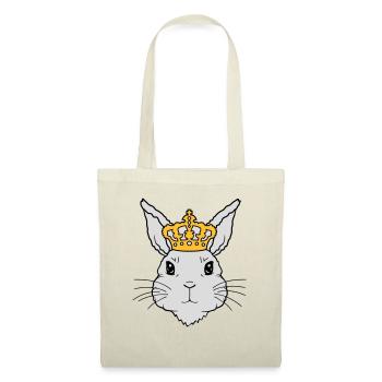 King Rabbit Crown Face - Tote Bag - nature - Front