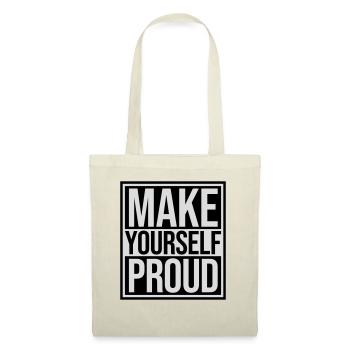 Faites-vous fier de la citation - Sac en tissu - nature - Devant