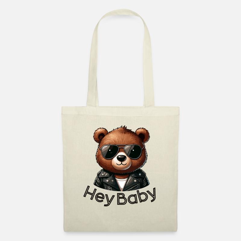 Hey Baby cooler Teddy - Stoffbeutel - Natur