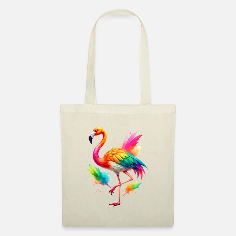 Flamingo Pride Back - Stoffbeutel - Natur