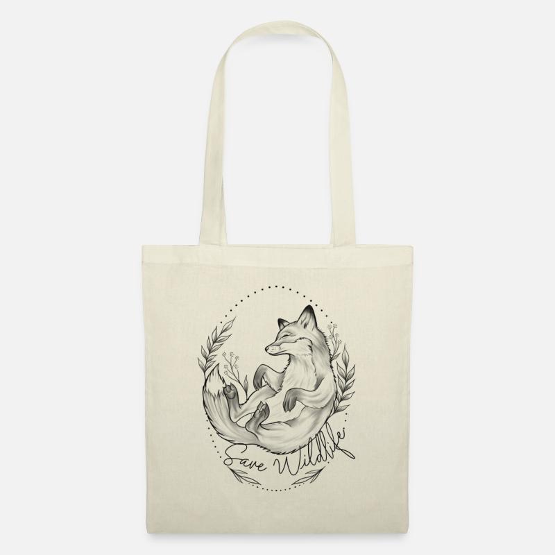 Save Wildlife Fox - Stoffbeutel - Natur