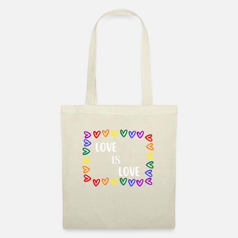 Liebe ist Liebe - Stoffbeutel - Natur