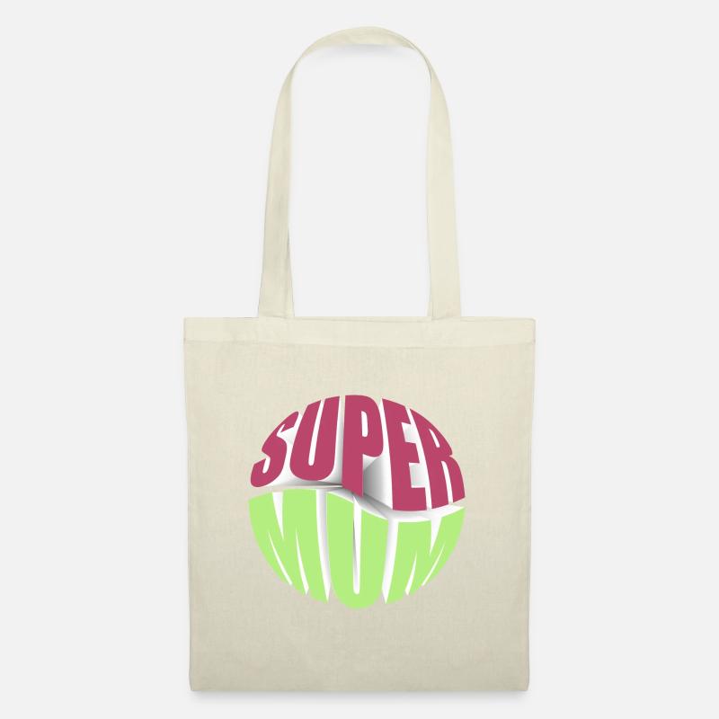 Super Mum - Stoffbeutel - Natur