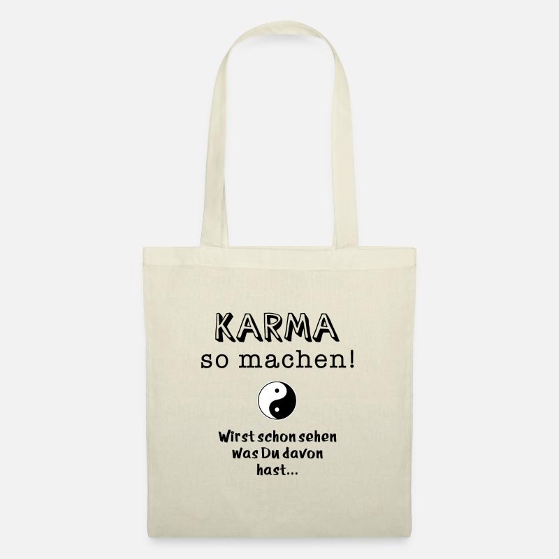 karma so machen - Stoffbeutel - Natur
