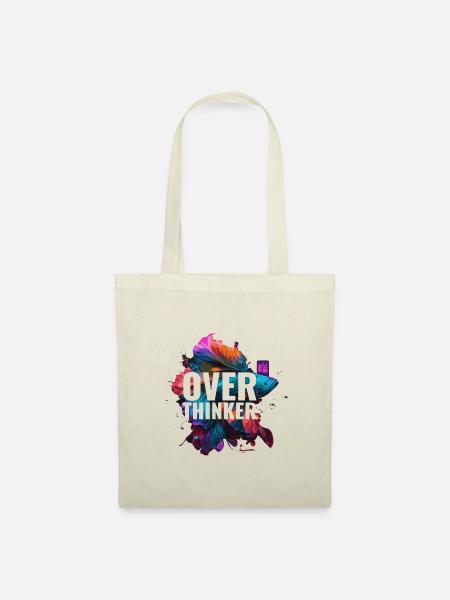 overthinker fish - Stoffbeutel - Natur