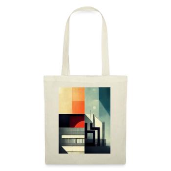 Pattern inspired by architecture in Bauhaus style - Tote Bag - nature - Front