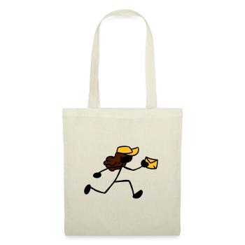 Postman Letter Deliverer Courier - Tote Bag - nature - Front