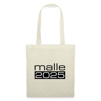 Malle 2025 - Stoffbeutel - Natur - Vorne