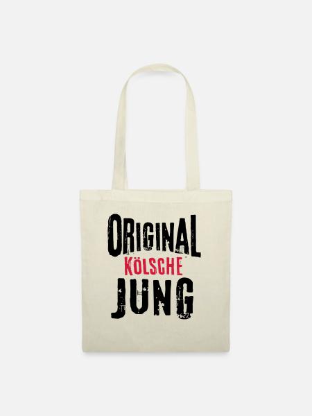 Kölsche Jung Kölner Original Geschenk Mann Köln - Stoffbeutel - Natur