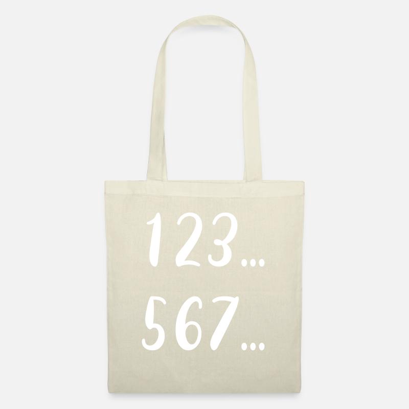 123... 567... Salsa Cubana Design. Dance Design. - Stoffbeutel - Natur