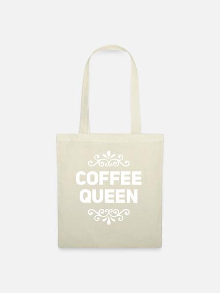 Coffee Queen saying - Stoffbeutel - Natur