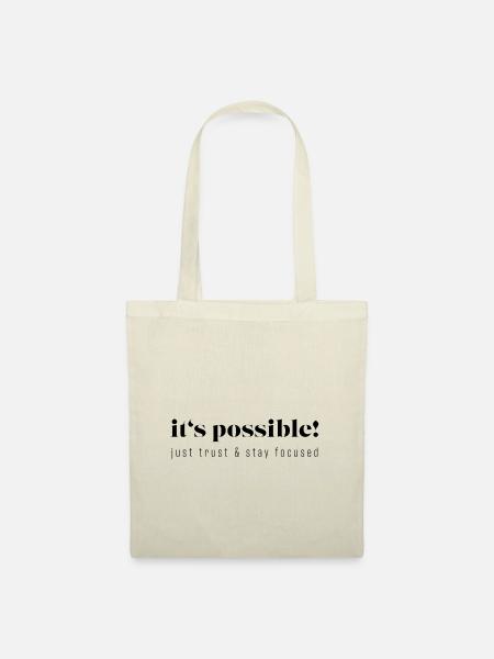its possible - Stoffbeutel - Natur