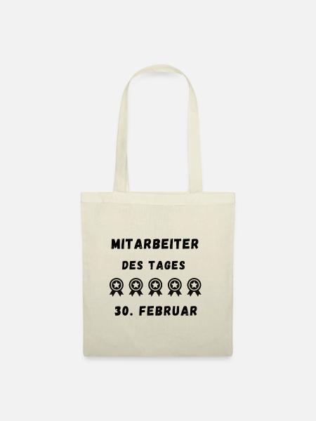 Mitarbeiter des Tages - Stoffbeutel - Natur