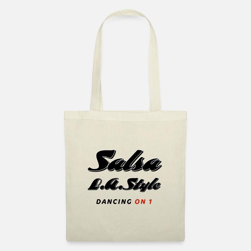 Salsa LA Style Dancing on 1 - Stoffbeutel - Natur