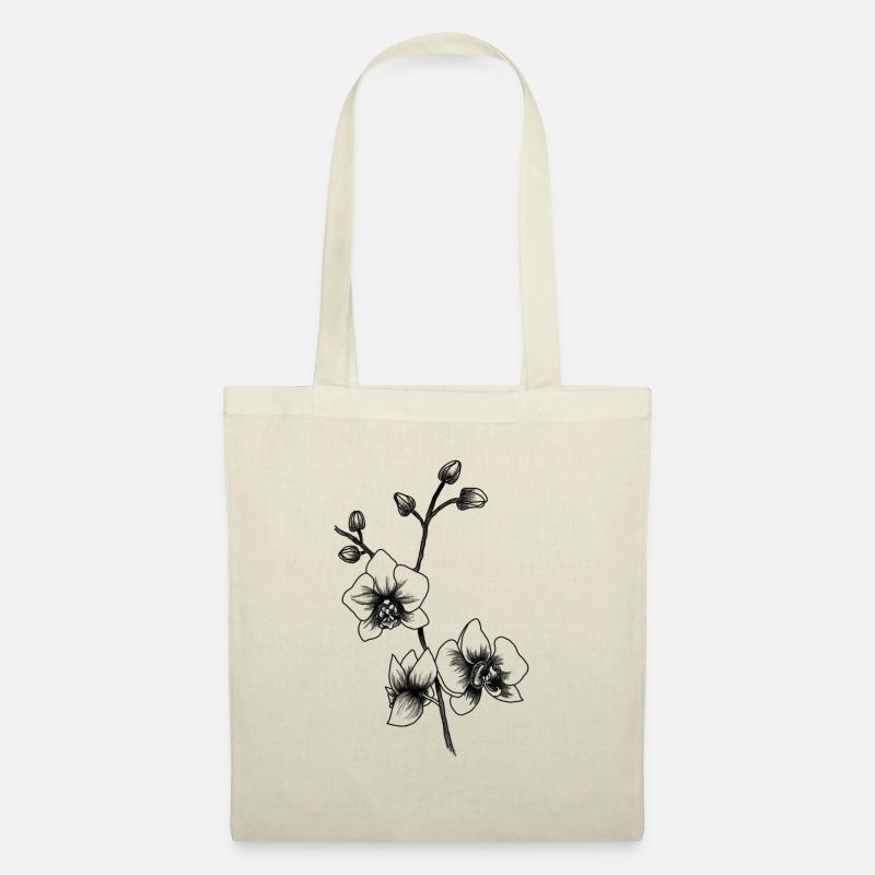 orchidées - Sac en tissu - nature