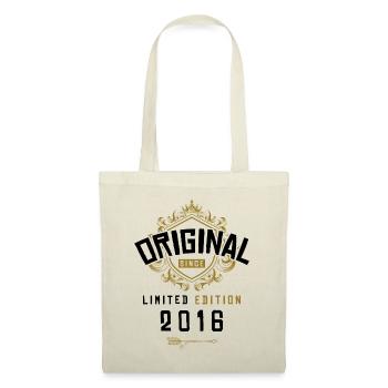 2016 limited edition Geburtstag - Stoffbeutel - Natur - Vorne