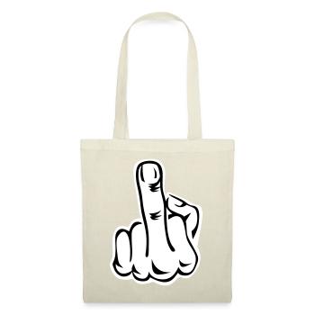 Stinkefinger Middle Finger 2c - Sac en tissu - nature - Devant