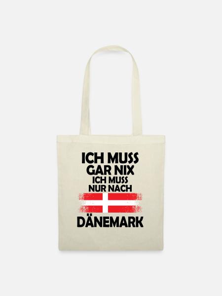 Dänemark Nord Geschenk Spruch - Stoffbeutel - Natur