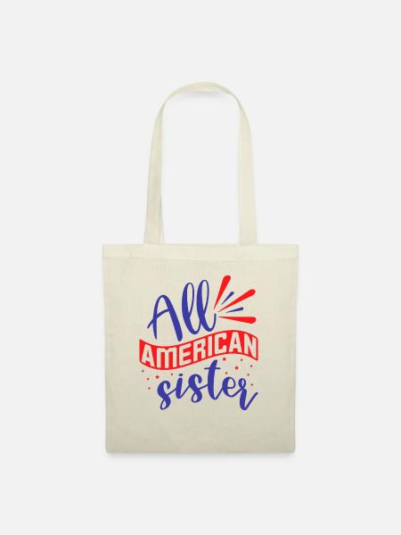 Alle amerikanischen Schwestern - Stoffbeutel - Natur