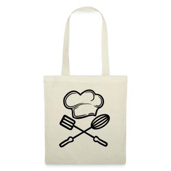 agitateur turner 2 emblème chef chapeau chapeau chef ko - Sac en tissu - nature - Devant