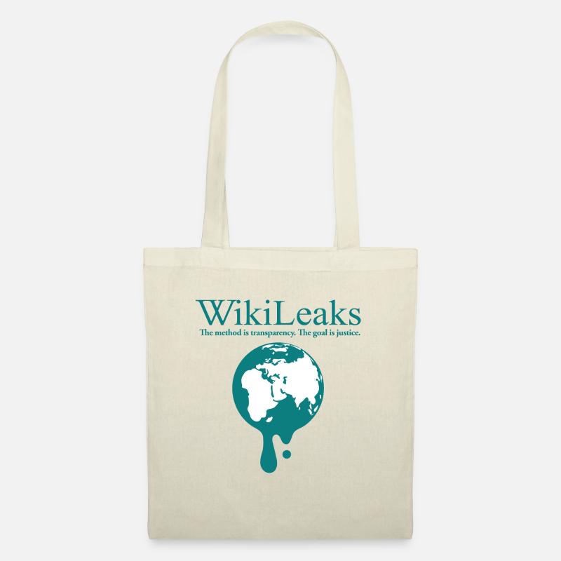 WikiLeaks Dripping Globe - Tote Bag - nature