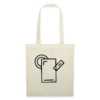 Plant drawing nature sketch black - Tote Bag - nature - Front