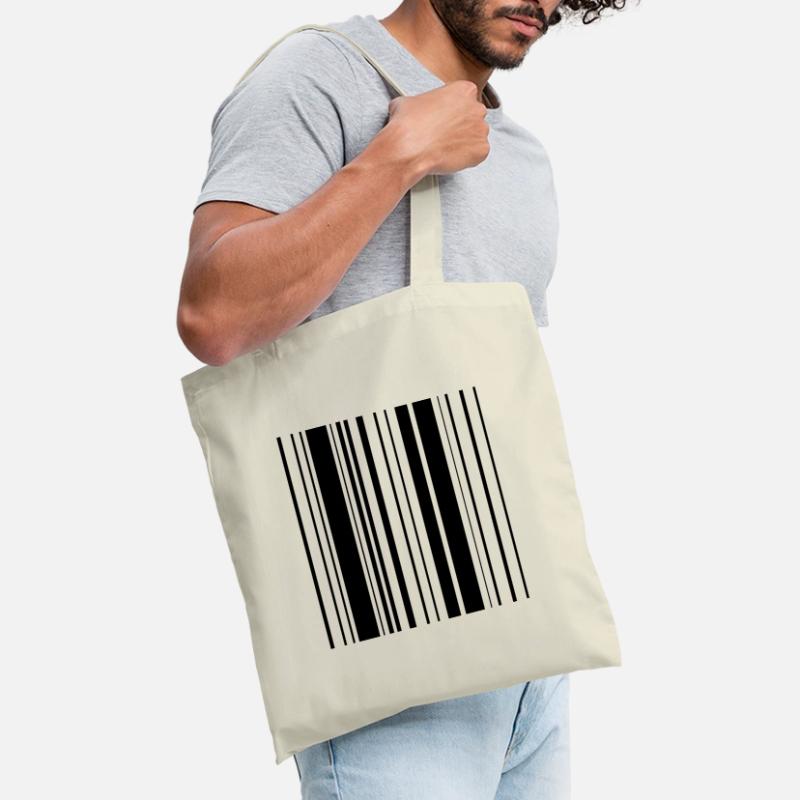 Stripes pattern barcode Tote Bag