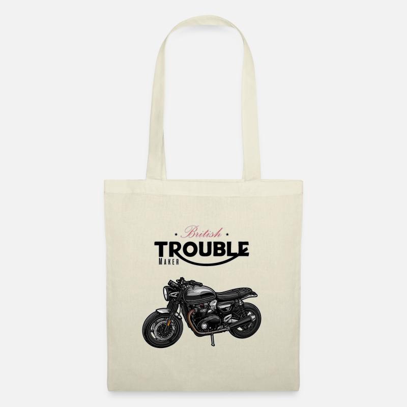 Modern Classic // Custom // Motorrad - Stoffbeutel - Natur