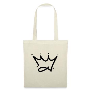 Emoji crown crowns sketch black - Tote Bag - nature - Front