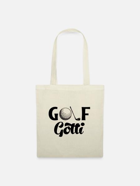 Golf Gotti Golfer Golf - Stoffbeutel - Natur