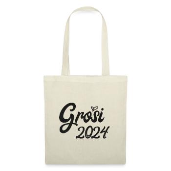 Grosi 2024 Hallo Oma Schweiz Schweizer Oma - Stoffbeutel - Natur - Vorne