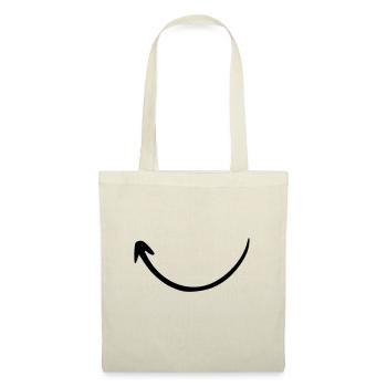 Arrow drawing sketch black - Tote Bag - nature - Front