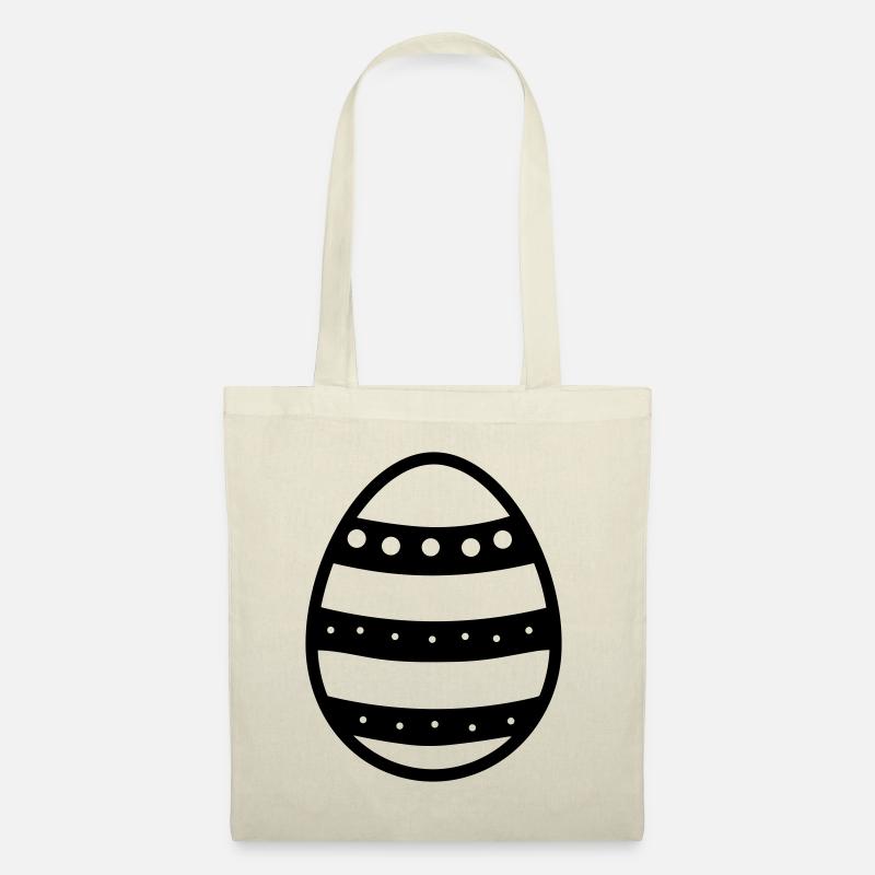 Oeuf de Pâques - Sac en tissu - nature