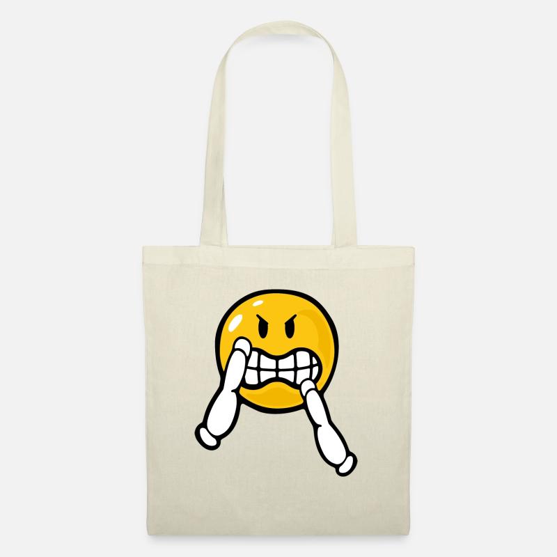 Smiley Kung Fu - Stoffbeutel - Natur