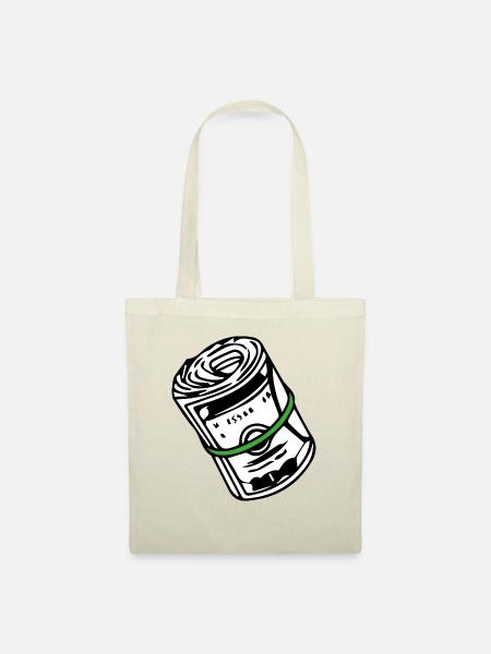 Money roll - Stoffbeutel - Natur