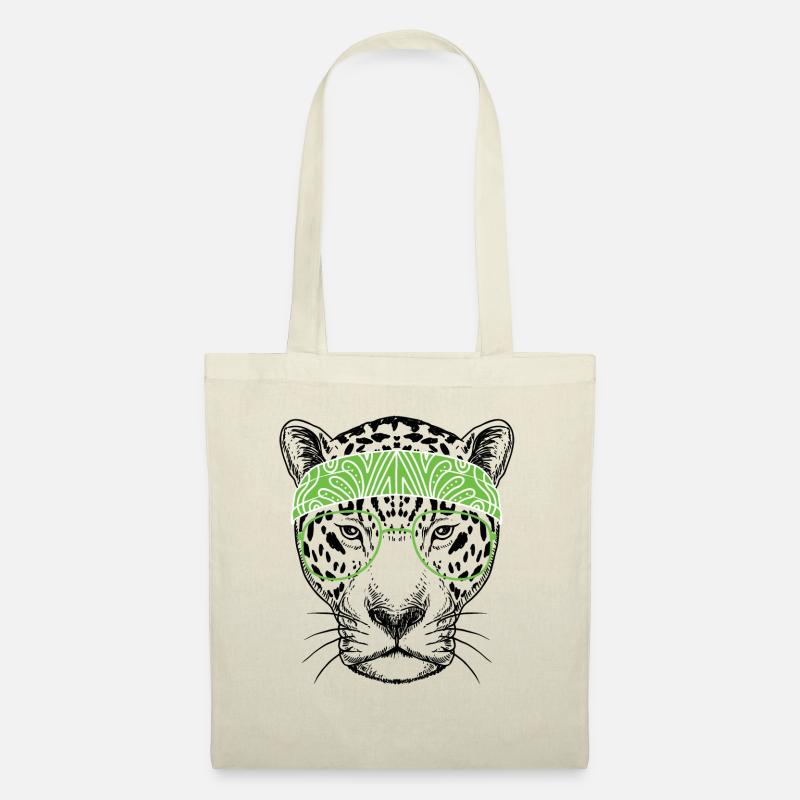Leopard - Stoffbeutel - Natur