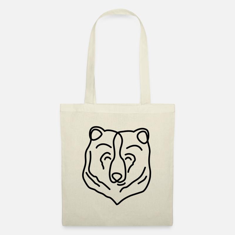Bär // Bear - Stoffbeutel - Natur